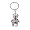 Saccgt Metal Movable Bear Keychain Nice Car for Key Ring Fashion 3D Animal Keyring Lucky Charm Hanging Pendant Gift for Men & W Alloy view 1
