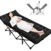 Folding Bed Cot with Mattress, Camping Cots for Sleeping Comfortable Guest Bed for Adults 600D Oxford Portable Folding Outdoor Cots for Office/Home Nap/Outdoor Travel(190 * 71 * 49cm) view 1