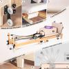 Pilates Reformer Machine, Quick-Assembly Foldable Studio Grade Pilates Equipment for Gym and Home, Oak Wood Pilates Reformer with Reformer Accessories view 4
