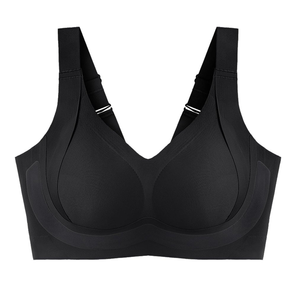 Evstyr 2.0 Plus Size Comfort Shaper Bra for Women, Enhanced W Support Adjustment Bra Black