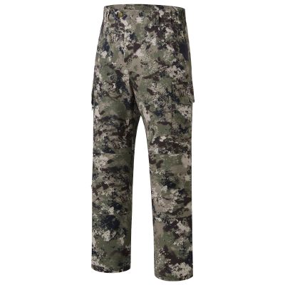 BASSDASH Invis Mens Stretch Hunting Pants Water Resistant Camo Fishing Pant