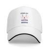 ERUYQIGU Even My Dog Hates Biden Snapback Cap Adult Washed Trucker Hat Breathable Baseball Cap Adjustable Classic Polo Hats White view 1