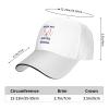 ERUYQIGU Even My Dog Hates Biden Snapback Cap Adult Washed Trucker Hat Breathable Baseball Cap Adjustable Classic Polo Hats White view 2