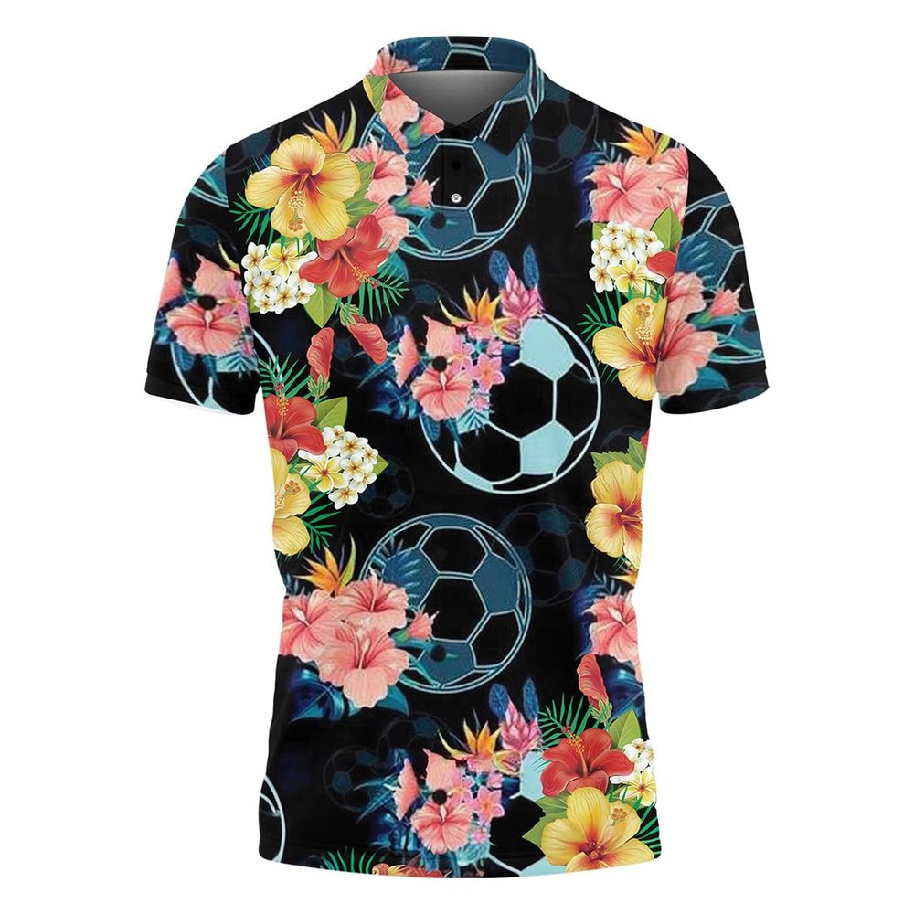 Football Polo Golf Shirts for Men Women - Sport Polo Shirts Short Sleeve Mens Polo Shirts Dry Fit Serie 113 Size L