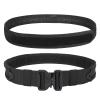 PIKEON Tactical Belt Battle Law Enforcement Molle Airsoft Duty Belt Quick-Release with Pouches 8 in 1 (Black) view 3