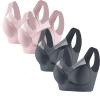 Hatmeo Posture Correcting Bras Hatmeo Posture Correcting Bra for Seniors Plus Size Bras No Underwire Bras 4 Pcs view 1