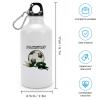 JuneLucky Soccer Theme Pakistan Flag Aluminum Water Bottle 14 oz Portable Leakproof Cycling Water Bottle with Hanging Buckle Travel Tumbler for Gym Camping Hiking Outdoor Fits Most Bike Cages view 4