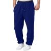 Mens Fleece Jogger Pants Casual Baggy Sweatpants Loose Fit Athletic Pants with Pockets Lounge Pants Joggers Sweats Trousers view 1