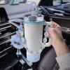 6PCS Use for Stanley Cup Tumbler Accessories 40oz 30oz,Compatible with Stanley Cup Tumbler Water Bottle Handle Sling Strap for Carrying (blue) view 4