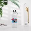 Soccer Fiji Flag Water Bottles with Carabiner Clip Keeps Hot & Cold Insulated Portable Leakproof Aluminum Sports Bottles Stainless Steel Tumbler for Travel School Work Fitness Gym Outdoor 20 oz view 2