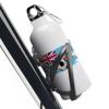 Soccer Fiji Flag Water Bottles with Carabiner Clip Keeps Hot & Cold Insulated Portable Leakproof Aluminum Sports Bottles Stainless Steel Tumbler for Travel School Work Fitness Gym Outdoor 20 oz view 3