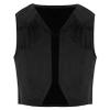 renvena Boys Cowboy Western Suede Vest Kids Halloween Themed Party Fringed Dressy Waistcoat Black 16 Years view 1