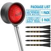 XSMSGO 9Ft/12Ft Telescopic Stainless Steel Golf Ball Retriever for Water, High Durability Double Sided Golf Ball Picker Upper, Men's and Women's Golf Accessories Gifts. view 2