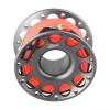 30M Aluminum Alloy Scuba Diving Reel With Dive Double Hook Bolt Snap Clip Aluminum Scuba Dive Finger Spool Reel For Snorkeling Diving Fishing(Gray) view 4