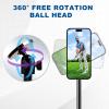 Golf Tripod & Monopod, Magnetic Golf Swing Phone Holder 54" Adjustable Aluminum, Golf Swing Training Aid Compatible with Magsafe iPhone Android Phones Camera GoPro view 3