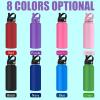 Amlion Custom Water Bottle,Personalized Water Bottles with Name Laser Engraved 12/18/24/32/40oz Insulated Cup for Son Daughter Women Men Office Birthday Sports Gifts - Red 8 Colors view 4
