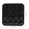 Glomora Plastic Pool Ball Carrying Tray,Billiard Ball Storage Tray for 16 Balls Full Set Regulation Size Billiard Balls (Black) view 4
