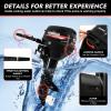 2 Stroke 12 HP HangKai Outboard Motor, 169CC Heavy Duty Boat Engine Fishing Boat Motor with Water Cooling & CDI System Short Shaft Outboard Engine Trolling Motors view 3
