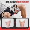 CNYUANFEN Thigh Master 0-77 lbs Adjustable Resistance Squat Machine,Squat Training Leg Machines,Workout Hip Under Desk Exercise Men Women Repair TrainerKegel Exercise (Grey) view 2