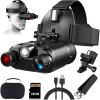 Night Vision Goggles Head Mounted - 4K Night Vision Binoculars for Adults with 2.7'' Screen, 32GB TF Card for Photos and Videos- 8X Digital Zoom for Hunting & Camping