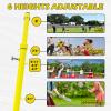 Indoor Volleyball Net,31FT Professional Standard Volleyball Net, Iron Poles Adjustable 6 Heights of 5ft-8ft, for School Outdoor Grass Indoor view 2