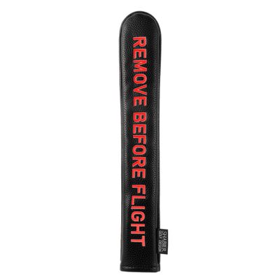 SHABIER PU Leather Waterproof Golf Alignment Stick Cover Club Protector Holds Sticks
