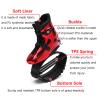 CYHTYM Kangaroo Jump Shoes Black and Red Bouncy Shoes, Detachable Lining Anti-Gravity Running Boots, Load 110-286lbs(XX-Large) view 4