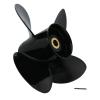 Boat Propeller 14.25x19(14 1/4x19) for Volvo Penta SX Drive All Models 130-300 HP Inboard Outboard Engines, OEM#3587522, 14.25 x 19 Pitch 19 Tooth Spline Aluminum Boat Motor Props, 4-Blade, RH view 1