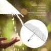 Compact Automatic Umbrella, Transparent Design, Strong Metal Ribs, High Density Waterproof Fabric, Portable and for Backpack Outing Outdoor, Camping, Business Travel view 2