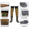 YXLYFDLY Hip Waders Waterproof PVC Fishing Wader, Comfortable Mans Hip Waders Made to Last, for Streams Farming(Brown,6.5) view 4