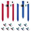 Hilhook Flag Football Belts, 10 Player Flag Football Sets with 30 Flags for Kids Youth and Adults Team Sports Training, Blue and Red