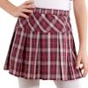 JEATHA Girls' School Uniform Skirts Plaid Pleated Skorts Above Knee High Waisted A-Line Summer Skirt Red 16 Years view 1