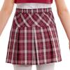 JEATHA Girls' School Uniform Skirts Plaid Pleated Skorts Above Knee High Waisted A-Line Summer Skirt Red 16 Years view 4