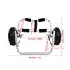 PerGar Canoe Carrier Trolley, Aluminium Alloy Kayak Cart, Kayak Cart Dolly, Trolley for Carrying Kayaks, Canoes, Paddleboards, Float Mats, and Jon Boats view 2