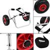 PerGar Canoe Carrier Trolley, Aluminium Alloy Kayak Cart, Kayak Cart Dolly, Trolley for Carrying Kayaks, Canoes, Paddleboards, Float Mats, and Jon Boats view 3
