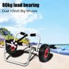 PerGar Canoe Carrier Trolley, Aluminium Alloy Kayak Cart, Kayak Cart Dolly, Trolley for Carrying Kayaks, Canoes, Paddleboards, Float Mats, and Jon Boats view 4