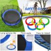 BIWKONI Round Trampoline Replacement Safety Mat Surround Anti-Collision Trampoline Accessories UV Protection Side Protective Cover,10FT 3.05m view 3