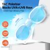 EYEBUDDY Kids Toddler Sunglasses Age 2-4/3-5 Boys Girls Polarized UV Protection Sun Glasses for Age 2-8 (Age 6-12/1-Pack, I03-Kids Sunglasses-Blue) view 3
