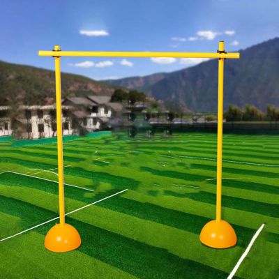 CMYUN Soccer Agility Poles with Base, Trainning Speed Agility Hurdles Adjustable, Soccer Training Equipment for Kids Adult, Dog Jumping Obstacle(180cm(70 7/8"))