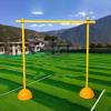 CMYUN Soccer Agility Poles with Base, Trainning Speed Agility Hurdles Adjustable, Soccer Training Equipment for Kids Adult, Dog Jumping Obstacle(180cm(70 7/8")) view 1