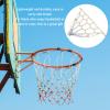 Basketball Net, Iron Basketball Net, Rust Proof Heavy Duty Basketball Net Chain, Chain Basketball Net for Indoor Outdoor, Basketball NetsHeavy Duty Outdoor view 2