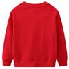 Bumeex Toddler Boy Christmas Sweatshirt Long Sleeve Shirt Outfits Fall Winter Cute Pullover Sweater Top Clothing Clothes Red Santa and Tractor 4t view 3