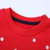 Bumeex Toddler Boy Christmas Sweatshirt Long Sleeve Shirt Outfits Fall Winter Cute Pullover Sweater Top Clothing Clothes Red Santa and Tractor 4t view 4