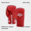Fadi Sports A2 Lace Up Boxing Gloves for Men and Women, Full Grain Cowhide Leather Professional Training and Sparring Gloves for Heavy Bag, Muay Thai, Kickboxing and MMA view 4