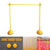 CMYUN 100/150/180cm Agility Pole, Speed Agility Hurdles, Indoor Outdoor Soccer Traning Equipment, Adjustable Track & Field Hurdle Portable, for Dog Horse(180cm(70 7/8")) view 1
