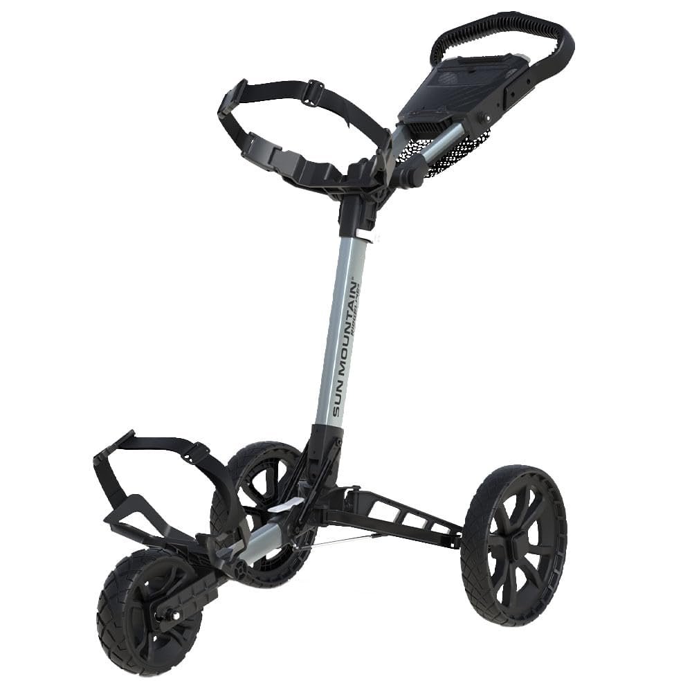Sun Mountain Ridgeline 3 Golf Push Cart - Silver