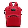 KWGUOYYDI Mommy bag large capacity mother and baby bag double shoulder bag backpack outdoor bag student backpack large bag, Red view 1