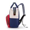 KWGUOYYDI Mommy bag large capacity mother and baby bag double shoulder bag backpack outdoor bag student backpack large bag, Red view 2