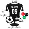 Custom Baseball Collectible Desk Decor with Name and Number, Home and Office (Green, Design 2) view 3