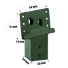 XIHUWZ 4"x 4" Compound Angle Brackets for Outdoor Platforms 4 Pcs, Deer Hunting, Shooting Shacks, Observation Decks and Tree Houses view 2